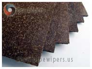 NITRILE CORK coarse grain PIPE WIPERS